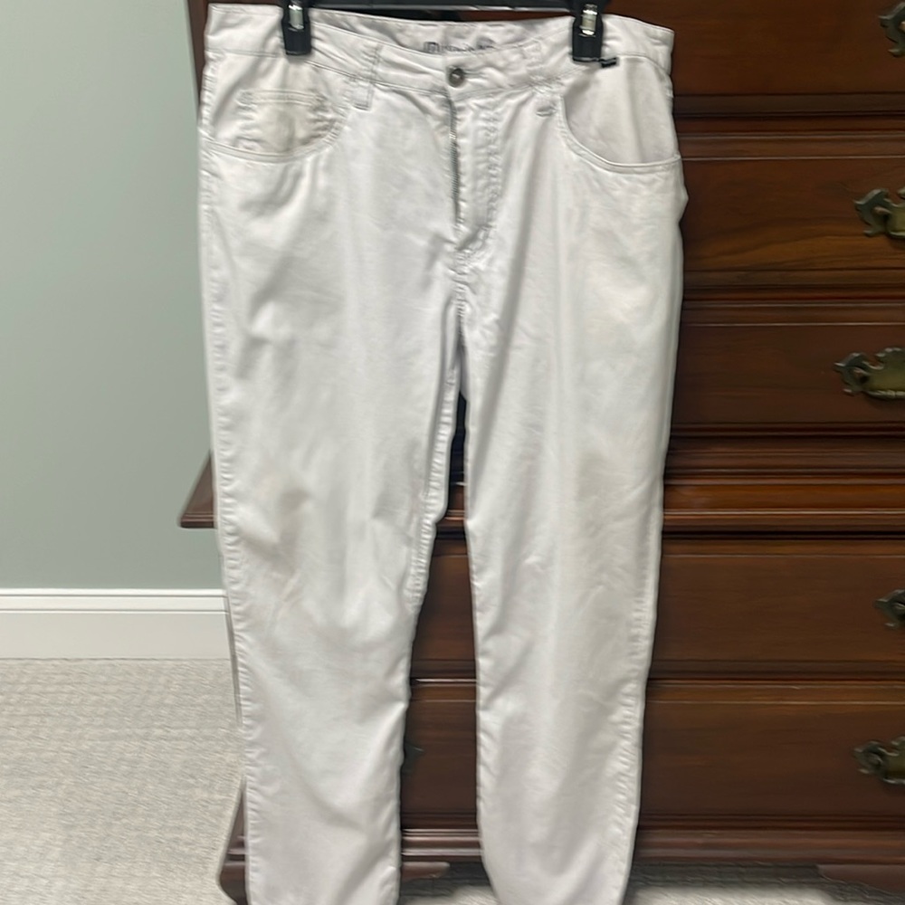 Travis Matthews Men's Pant Stone Gray Size 36x32